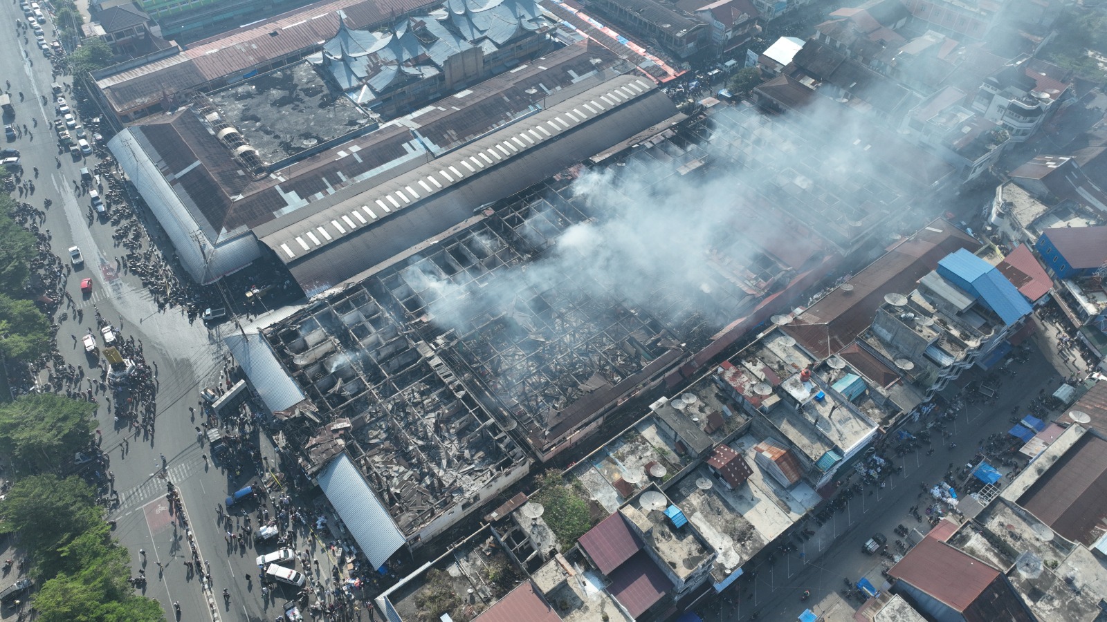 #Kondisi Pasar Payakumbuh yang kebakaran